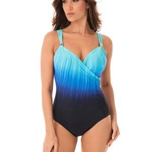 NWT Miraclesuit Belle Trois Sunrise Siren Size 16
